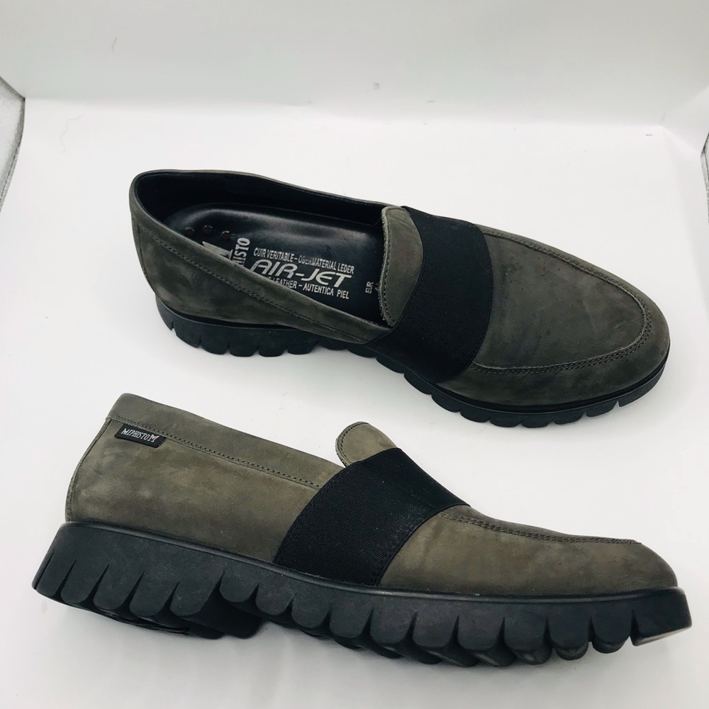 Mephisto Women's Slip-On‎ Loafers with Black Elastic - Picture 8 of 14